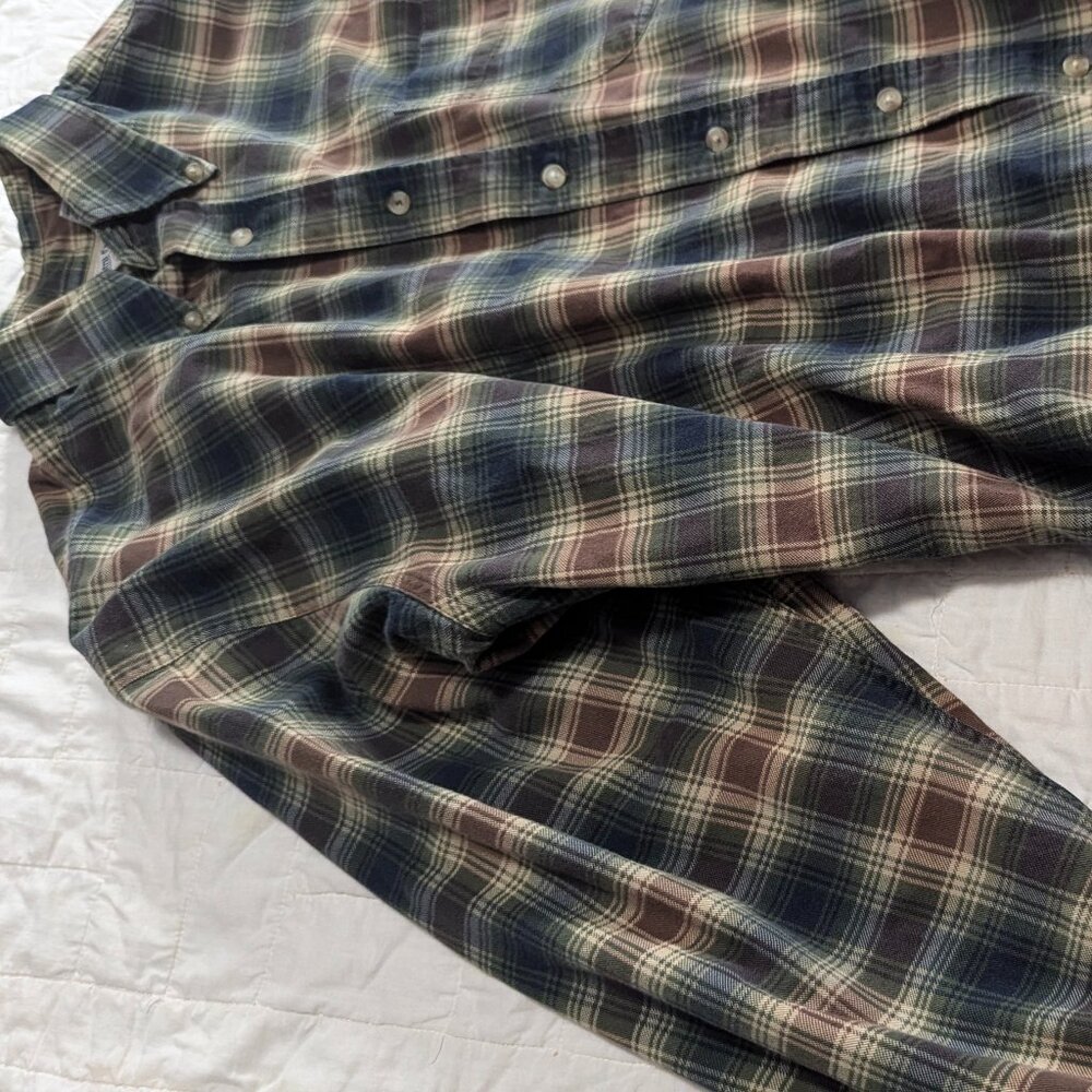 Country Classics Men’s Long Sleeve Dress Shirt – XL, 100% Cotton, Western Style